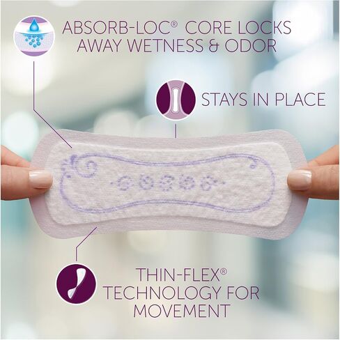 Poise Microliners Regular Length, Lightest Absorbency, 54 Count in Saudi Arabia
