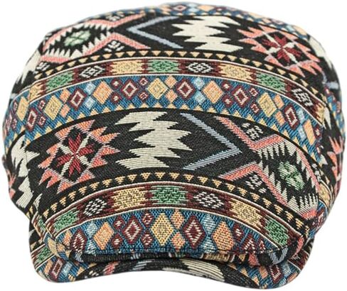 WITHMOONS Cotton Patchwork Newsboy Flat Hat Hunting Cap Cabbie Adjustable Cap YZ30267 in Saudi Arabia