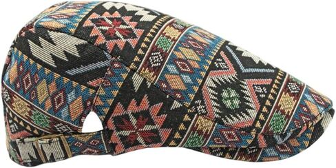 WITHMOONS Cotton Patchwork Newsboy Flat Hat Hunting Cap Cabbie Adjustable Cap YZ30267 in Saudi Arabia