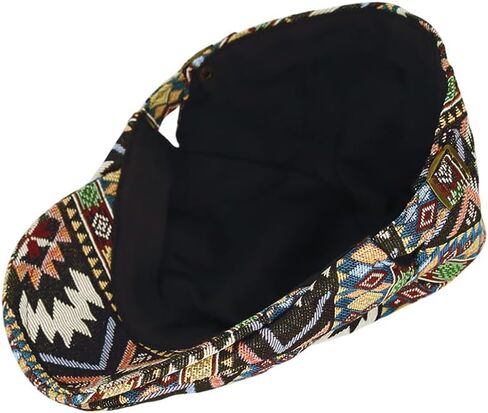WITHMOONS Cotton Patchwork Newsboy Flat Hat Hunting Cap Cabbie Adjustable Cap YZ30267 in Saudi Arabia