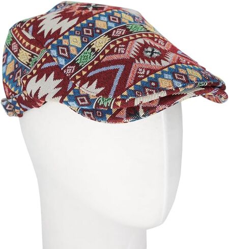 WITHMOONS Cotton Patchwork Newsboy Flat Hat Hunting Cap Cabbie Adjustable Cap YZ30267 in Saudi Arabia