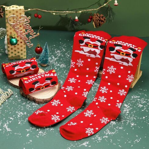 2 Pairs Pencil Socks for Men or Women, Funny Crazy Silly Knee High Socks Back to School Socks for Pencil Lover Teacher Students(S/M) in Saudi Arabia