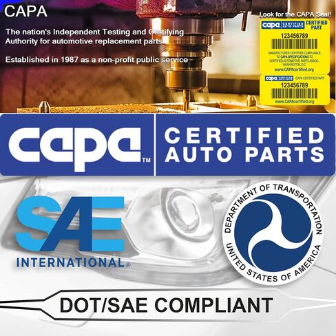 Replacement For Ford 2018 2019 2020 2021 2022 EcoSport Halogen Backup Light Assembly Inner Right/Passenger Side, with Bulb CAPA Certified, FO2883100C, GN1Z 15500 A in Saudi Arabia