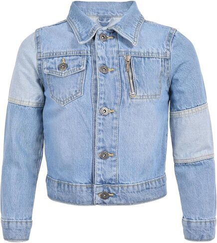 Jacket Coat Jeans Long Sleeve Denim Bomber Jacket Gifts for Boys Age 3-4, 5-6, 7-8, 9-10, 11-12 & 13 Years in Saudi Arabia