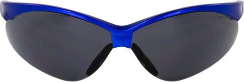 Global Vision Fast Freddie Sports & Motorcycle Safety Sunglasses for Men Blue Frame w/Smoke Lenses ANSI Z87.1 Safety-Rated in Saudi Arabia