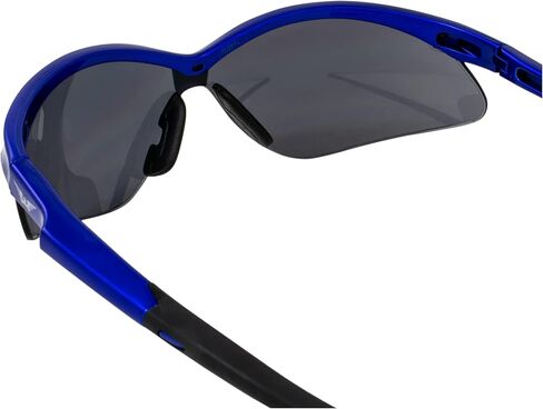 Global Vision Fast Freddie Sports & Motorcycle Safety Sunglasses for Men Blue Frame w/Smoke Lenses ANSI Z87.1 Safety-Rated in Saudi Arabia