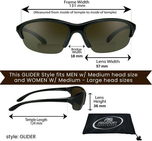 proSPORT Bifocal Reader Sunglasses Safety Z87 Smaller Size Cycling Motorcycle Riding in Saudi Arabia