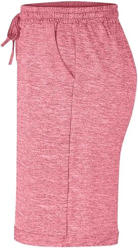 Bermuda Shorts for Women Knee Length Summer Casual Beach Elastic Waist Drawstring Comfy Trendy Long Sweat Shorts in Saudi Arabia
