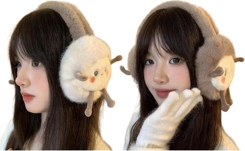 مصباح الرسوم الكاريكاتورية فطائر الأذن للطقس البارد جميل الأذن الواقية من الأذن الدافئة in Kuwait