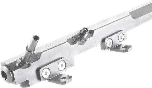 Billet Aluminum Fuel Rail For Jeep Wrangler TJ/Cherokee XJ 4.0L 97 98 99 00 01 (SILVER) in Kuwait