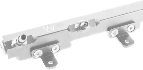 Billet Aluminum Fuel Rail For Jeep Wrangler TJ/Cherokee XJ 4.0L 97 98 99 00 01 (SILVER) in Kuwait