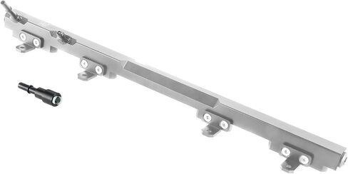 Billet Aluminum Fuel Rail For Jeep Wrangler TJ/Cherokee XJ 4.0L 97 98 99 00 01 (SILVER) in Kuwait