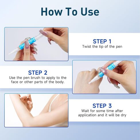 قلم RART & MOLE REAM FOR FACE & BODY - قلم مصحح علامة الجلد مع قضيب دقيق ، إزالة الثآليل الأخمصية ، صيغة عشبية طبيعية لطيفة لجميع أنواع البشرة (2) in Kuwait