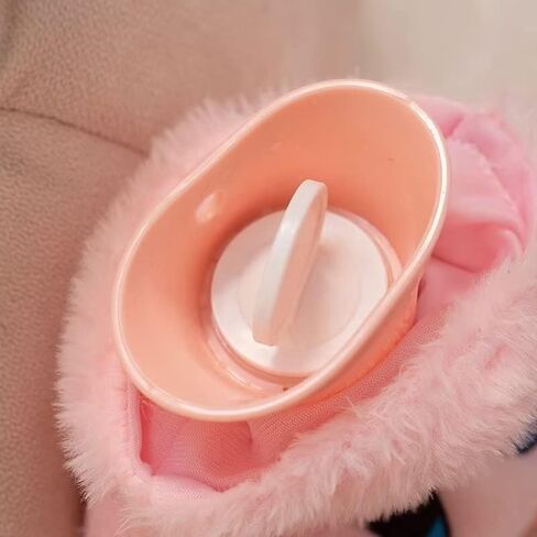 Cute Plush Hot Water Bag, Cartoon Hot Water Bottle with Cute Fleece Cover, Kawaii Design Hand Feet Warmer for Pain Relief, Cramps, Cozy Nights Gifts for Girls Boys Cold Winter (Smile) in Saudi Arabia