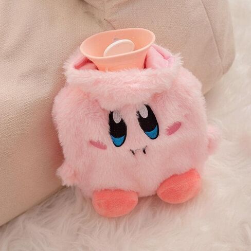 Cute Plush Hot Water Bag, Cartoon Hot Water Bottle with Cute Fleece Cover, Kawaii Design Hand Feet Warmer for Pain Relief, Cramps, Cozy Nights Gifts for Girls Boys Cold Winter (Smile) in Saudi Arabia