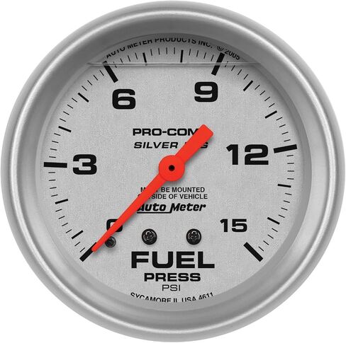 Auto Meter 4611 Silver LFGs Fuel Pressure Gauge in Saudi Arabia