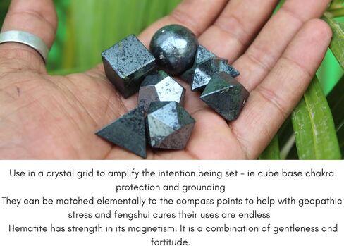 Women's Wow A++ Crystal Quartz 7 Stones Sacred Geometry Sets Gemstone Platonic Solid Top Grade Quality Merkaba Star W/ Velvet Pouch Attractive Cleansing Life Vitality Healing Chakra in Kuwait