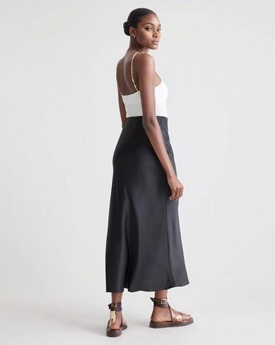 Womens 100% Mulberry Silk Skirts Casual Silk Maxi Skirt High Waisted Long Skirts Elegant Work Skirts Washable in Saudi Arabia