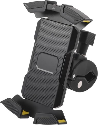 Motoforti Motorcycle Phone Mount Holder Motorbike Mobile Phone Holder for Handlebar Mount Fits 4.7"-6.8" / 119.38-172.72mm Smartphones in Saudi Arabia