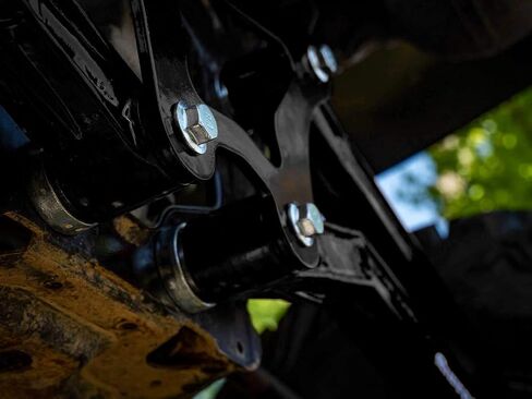 SuperATV High Clearance Boxed Rear Radius Arms/Rods for Polaris RZR XP 900 / XP 4 900 (2011-2014) - Black in Saudi Arabia