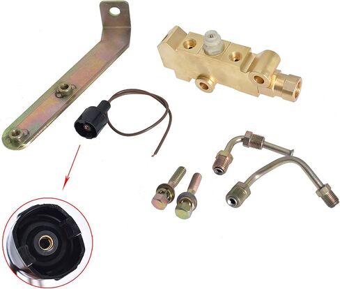 munirater Disc Brake Proportioning Valve 9/16 1/2 Lines & Bracket PV4 combination 172-2187 172-2174 172-1364 in Saudi Arabia