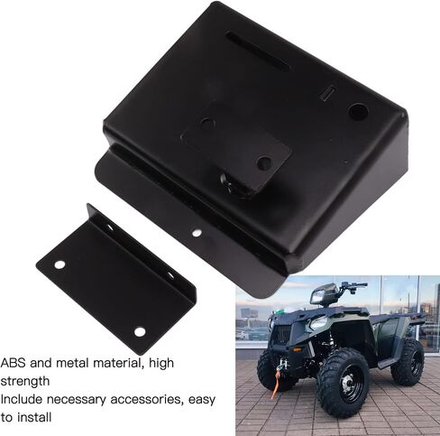 Battery Relocation Kit ABS Metal ATV Battery Terminals Relocation Box With Heavy Duty Cable For Polaris Sportsman 450 570 2014 2020 in Saudi Arabia