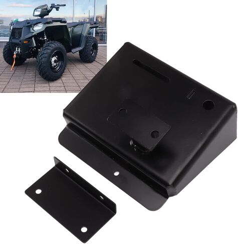 Battery Relocation Kit ABS Metal ATV Battery Terminals Relocation Box With Heavy Duty Cable For Polaris Sportsman 450 570 2014 2020 in Saudi Arabia
