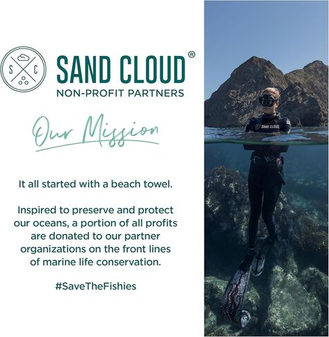 Sand Cloud Turkish Beach Towel - 100% Organic Cotton Turkish Bath Towels - Ultra Soft, Sand Free & Quick Dry Towel for Beach, Pool, or Picnic - As Seen on Shark Tank - Boho Terracotta in Saudi Arabia