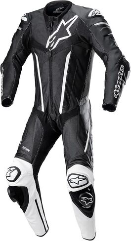 Alpinestars Fusion One-Piece Suit (50) (BLACK/WHITE) in Saudi Arabia
