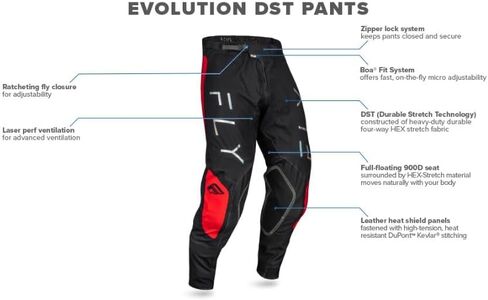 Fly Racing Evo DST Adult Moto Gear Set - Pant and Jersey Combo in Kuwait