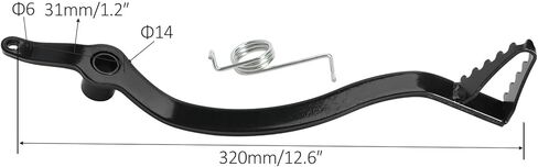 دواسة رافعة الفرامل Iconsprotss ، رافعة دواسة القدم ، دراجة نارية هيدروليكية هيدروليكية فرامل فرامل خلفية رافعة فرامل هيدروليك للدراجة الأوساخ الحفر 50cc 110cc 125cc 150cc 160cc ssr apollo taotao cootao in Kuwait