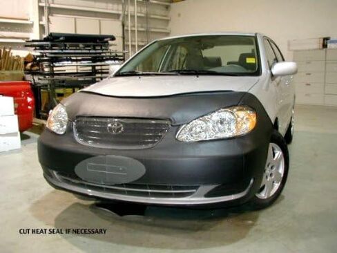 Lebra 2 Piece Front End Cover Black - Car Mask Bra - Fits - Toyota,Corolla,CE & LE Only,2005 Thru 2007 in Saudi Arabia