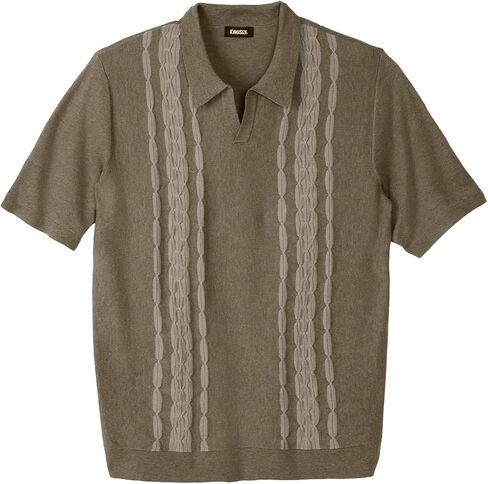 KingSize Men's Big & Tall No Tuck Sweater Polo in Saudi Arabia