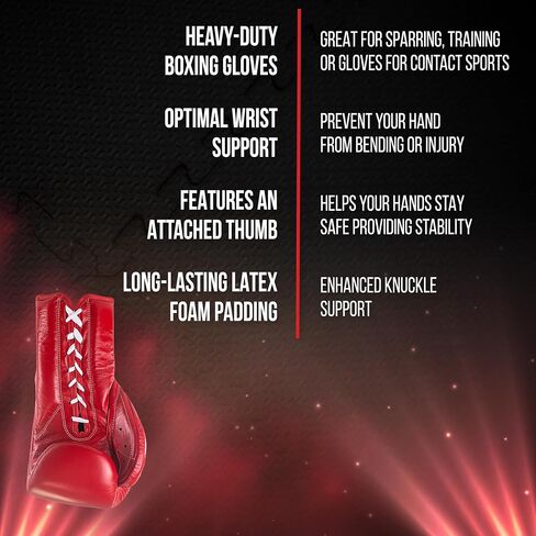 CLETO REYES Traditional Professional Boxing Gloves with Laces for Training, Sparring and Heavy Punching Bags for Men and Women, MMA, Kickboxing, Muay Thai, 12oz, Black CRE in Saudi Arabia