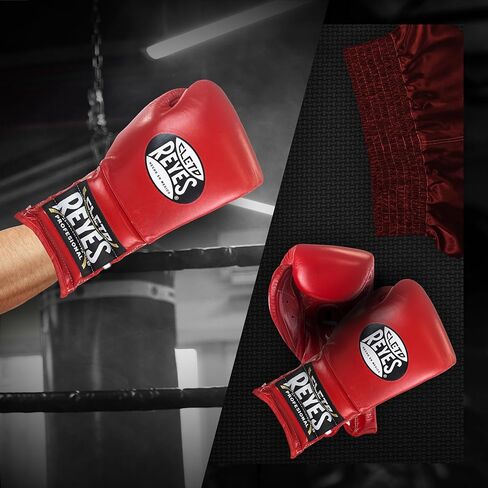 CLETO REYES Traditional Professional Boxing Gloves with Laces for Training, Sparring and Heavy Punching Bags for Men and Women, MMA, Kickboxing, Muay Thai, 12oz, Black CRE in Saudi Arabia