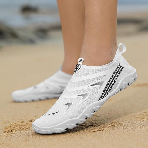Barefoot Water Shoes Mens Aqua Sock Athletic Hiking Water Sports Shoes for Swim Beach Pool Sand Diving Walking in Saudi Arabia
