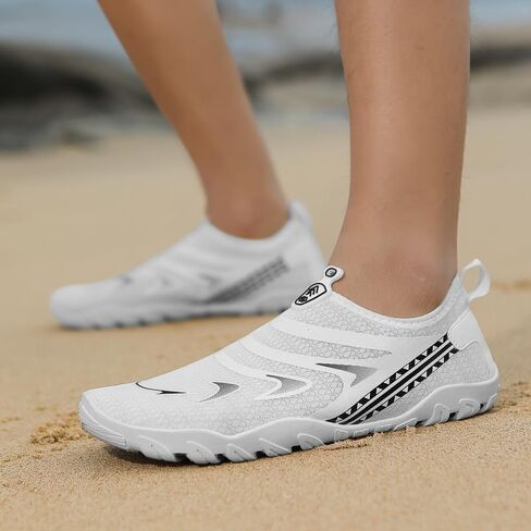 Barefoot Water Shoes Mens Aqua Sock Athletic Hiking Water Sports Shoes for Swim Beach Pool Sand Diving Walking in Saudi Arabia