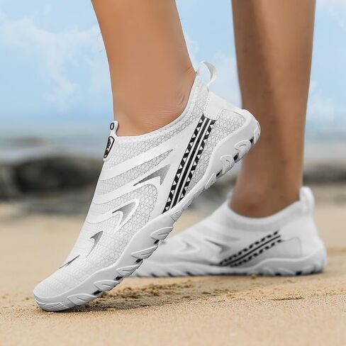 Barefoot Water Shoes Mens Aqua Sock Athletic Hiking Water Sports Shoes for Swim Beach Pool Sand Diving Walking in Saudi Arabia
