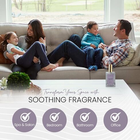 Brooklyn Fragrance Co. Ombre Spa Room Spray – Premium Lavender Breeze Scent - Long lasting Fragrance for Home, Office or Bathroom – Air Freshener Rectangle Spray bottle – 100 ml in Saudi Arabia