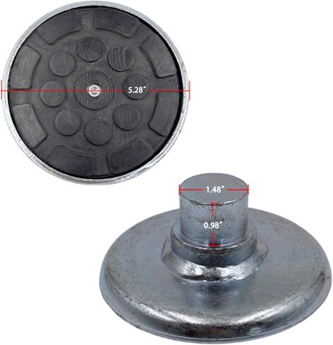 4 Car Lift Rubber Tray Heightening Feet Plus High Leg Pads Shaft Diameter 35mm in Saudi Arabia