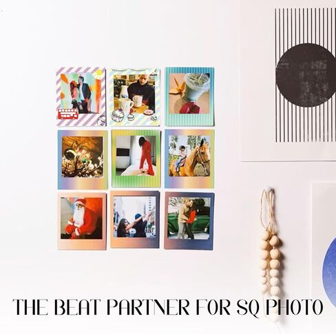 2x3 Photo Border Stickers for FujiFilm Instax Mini 12/11/9/8/7+/99/90 EVO Instant Camera 3 inch Film - Multicolor 60 pcs in Kuwait