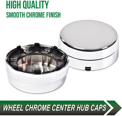 VRracing 2PCS Wheel Center Caps Compatible with 2003-2017 Dodge Ram 3500 1-Ton Dually Wheel Chrome Center Hub Caps Pair in Saudi Arabia