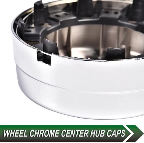 VRracing 2PCS Wheel Center Caps Compatible with 2003-2017 Dodge Ram 3500 1-Ton Dually Wheel Chrome Center Hub Caps Pair in Saudi Arabia