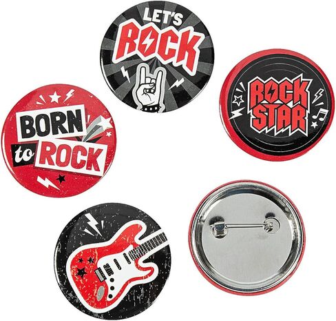 Fun Express Rock Star Buttons-VBS VBS Vacts Bible School Supplies & Party Decor in Saudi Arabia