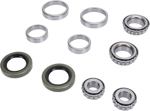 Trailer Wheel Rebuild Kit, LM11949 LM11910 LM67048 LM67010 Bearing Kit, Premium Chrome Steel Bearings, Smooth and Efficient Vehicle, with Protector, Professional for 1 1 4in 3 in Saudi Arabia