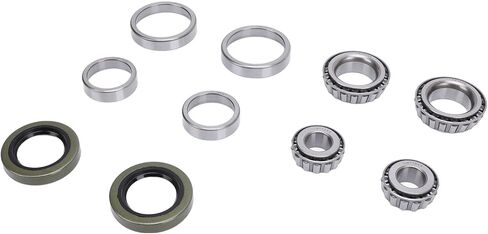 Trailer Wheel Rebuild Kit, LM11949 LM11910 LM67048 LM67010 Bearing Kit, Premium Chrome Steel Bearings, Smooth and Efficient Vehicle, with Protector, Professional for 1 1 4in 3 in Saudi Arabia