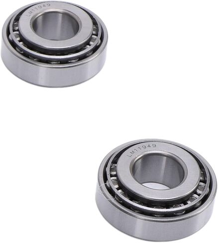 Trailer Wheel Rebuild Kit, LM11949 LM11910 LM67048 LM67010 Bearing Kit, Premium Chrome Steel Bearings, Smooth and Efficient Vehicle, with Protector, Professional for 1 1 4in 3 in Saudi Arabia