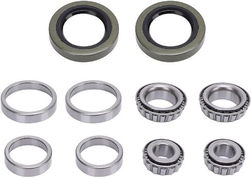 Trailer Wheel Rebuild Kit, LM11949 LM11910 LM67048 LM67010 Bearing Kit, Premium Chrome Steel Bearings, Smooth and Efficient Vehicle, with Protector, Professional for 1 1 4in 3 in Saudi Arabia