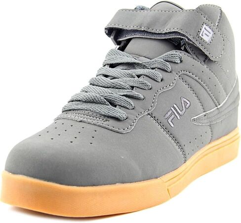 Fila Vulc 13 Men's Basketball Fashion Sneakers Shoes, High-Top Ankle Strap Support (White/Monument Fade/White, 9) in Kuwait