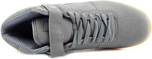 Fila Vulc 13 Men's Basketball Fashion Sneakers Shoes, High-Top Ankle Strap Support (White/Monument Fade/White, 9) in Kuwait